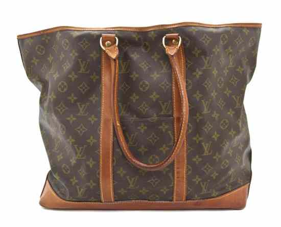 Appraisal: A Louis Vuitton Monogram Canvas Large Tote Stamped Louis Vuitton