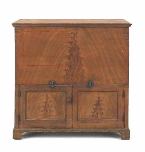 Appraisal: New York painted pine chest th c with a lift