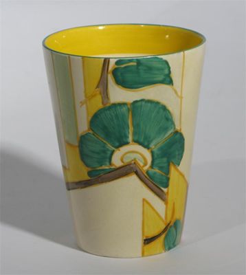 Appraisal: Moonflower' a Clarice Cliff Fantasque Bizarre beaker painted in colours