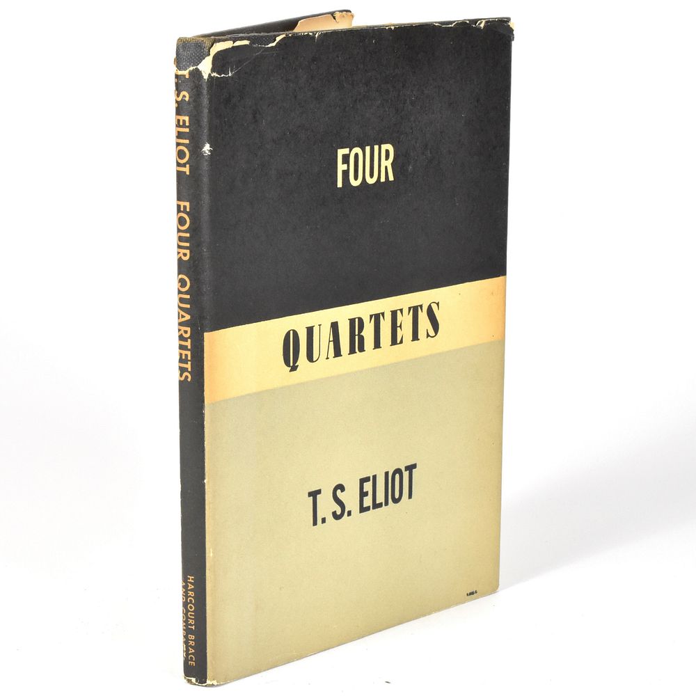 Appraisal: T S Eliot Four Quartets First American Edition T S