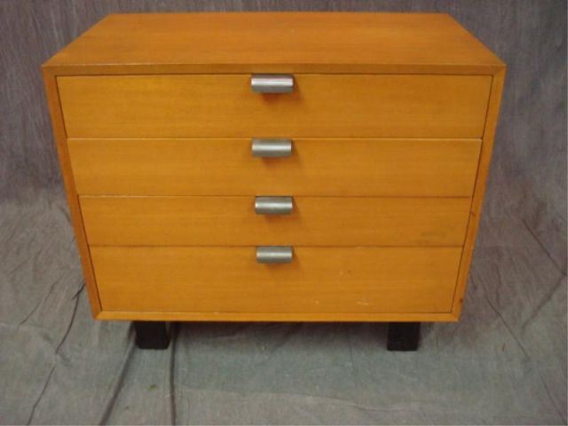 Appraisal: NELSON George Mid Century chest of drawers Property from West