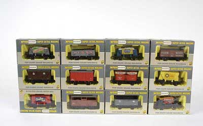 Appraisal: Wrenn a group of Goods Rolling Stock comprising W Blue