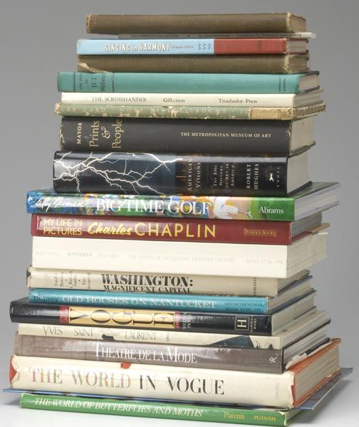 Appraisal: BOX LOT OF BOOKS Twenty books on various topics including