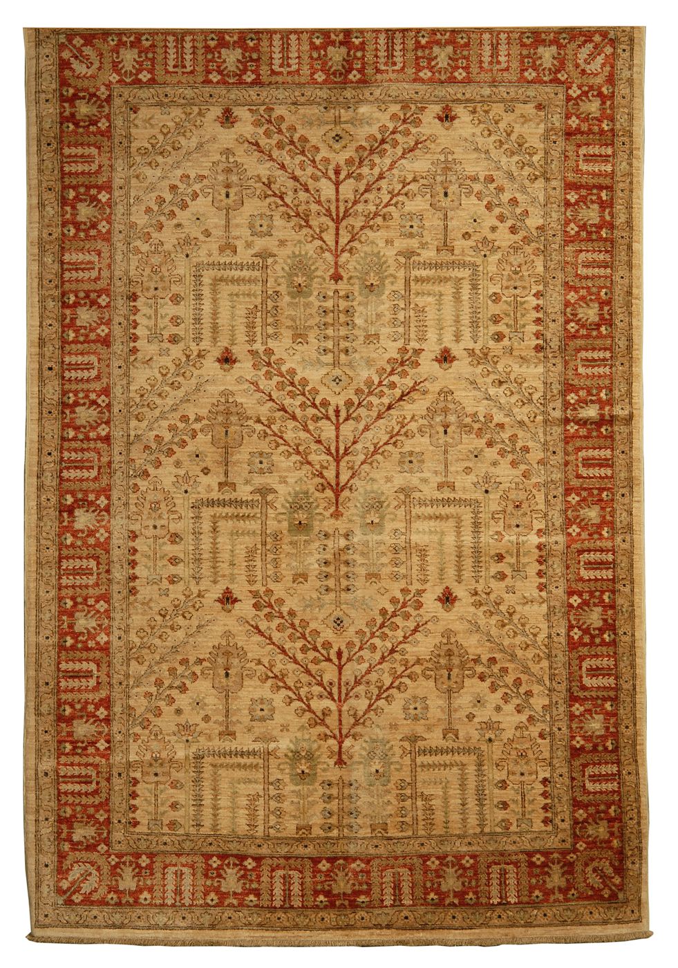 Appraisal: ORIENTAL RUG BAKHSHAISH-DESIGN ' x ' Stylized willow trees in