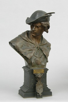 Appraisal: After Emile Louis Picault French - Escholier the scholar Bronze