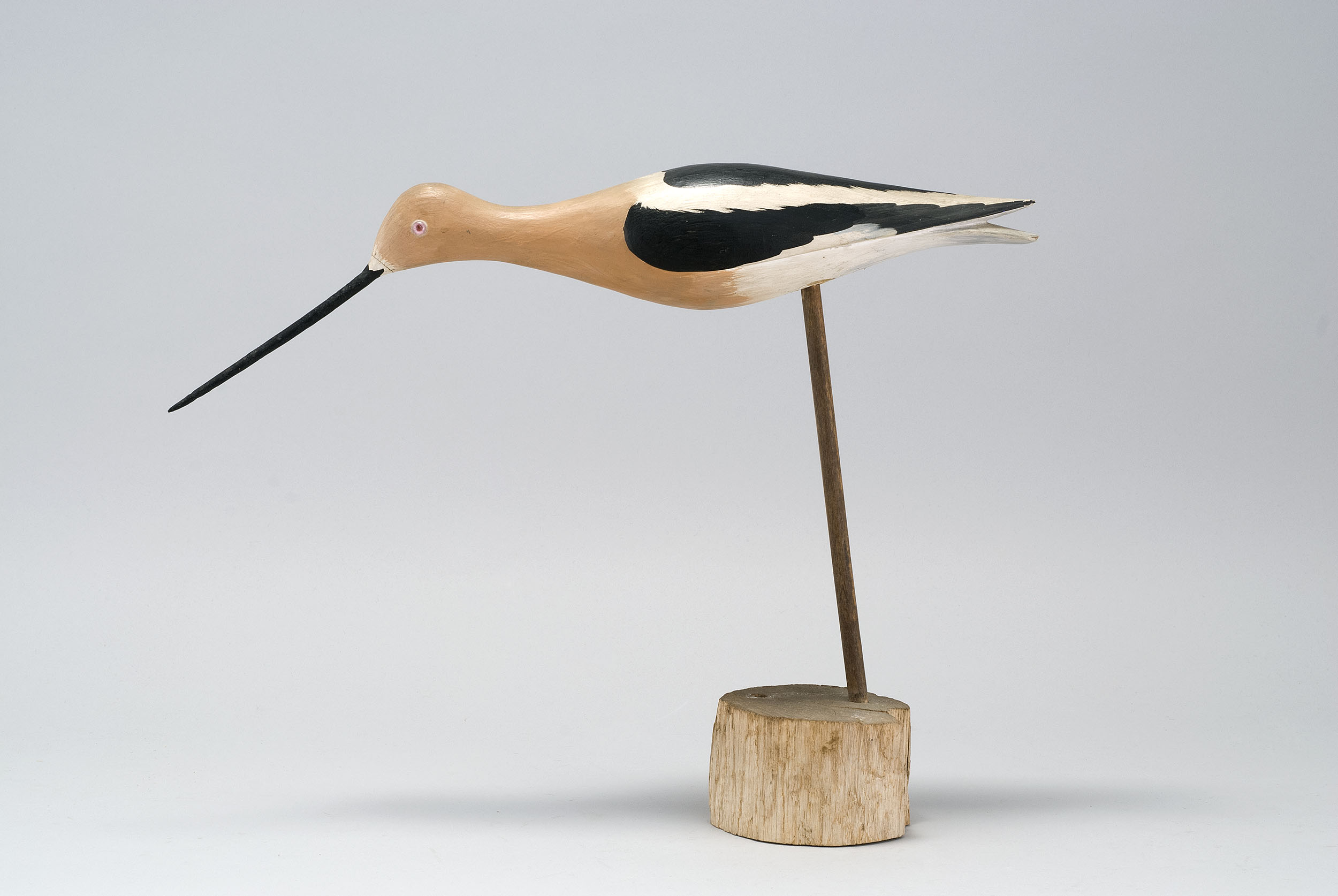 Appraisal: LIFE-SIZE AVOCET DECOY th CenturyBy Alvin A White of Sandwich