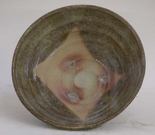 Appraisal: Bowl Small Vessel Ceramic on Ceramic Stoneware on Stoneware Huffman