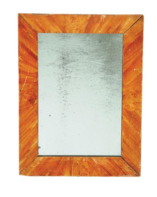 Appraisal: MIRROR American mid th century Beveled frame with original grain