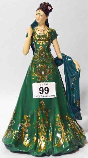 Appraisal: Royal Worcester Figure The Emerald Princess limited edition for Compton