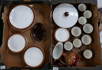 Appraisal: A large collection of Poole Pottery Ironstone dinnerware to include