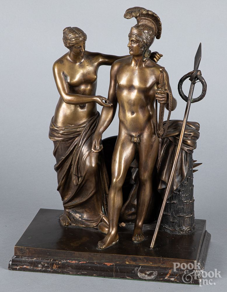 Appraisal: Bronze sculpture of Venus and Mars Bronze sculpture of Venus