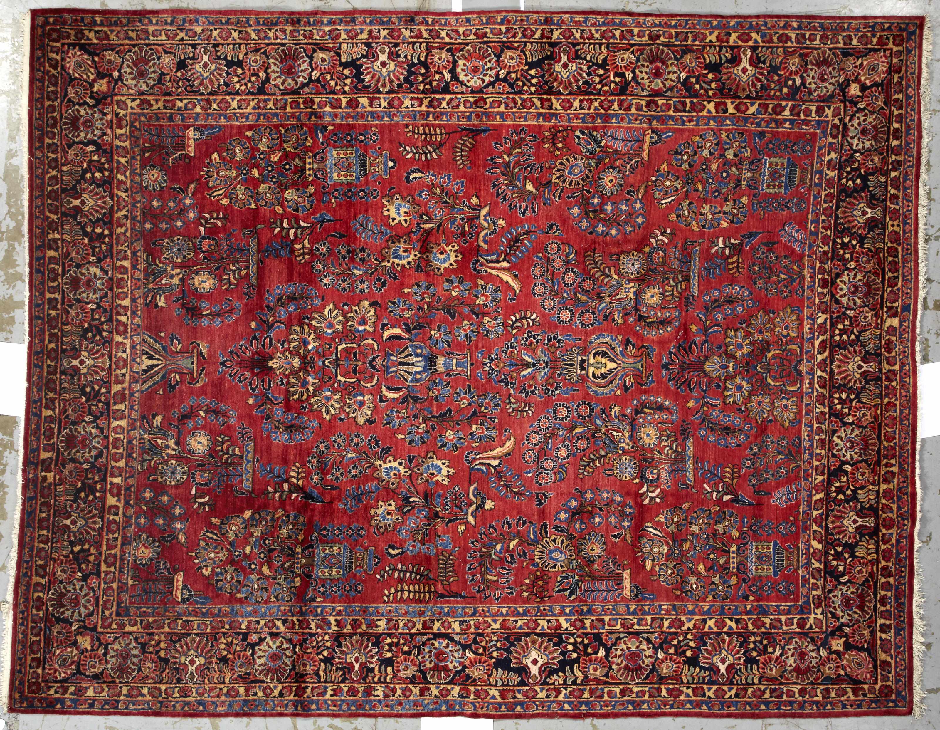 Appraisal: A Sarouk carpet Central PersiaCirca size approximately ft in x