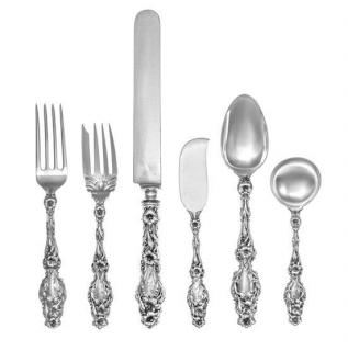 Appraisal: An American Silver Flatware Service Whiting Mfg Co New York