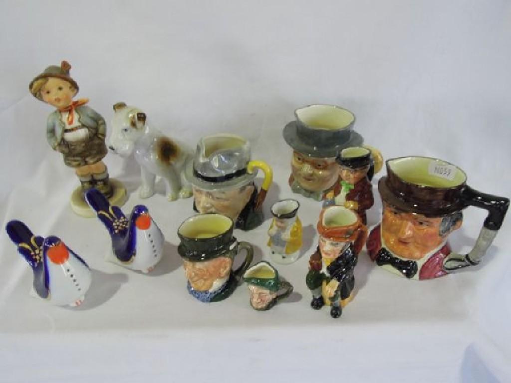 Appraisal: A collection of miniature Toby Jugs by Royal Doulton and