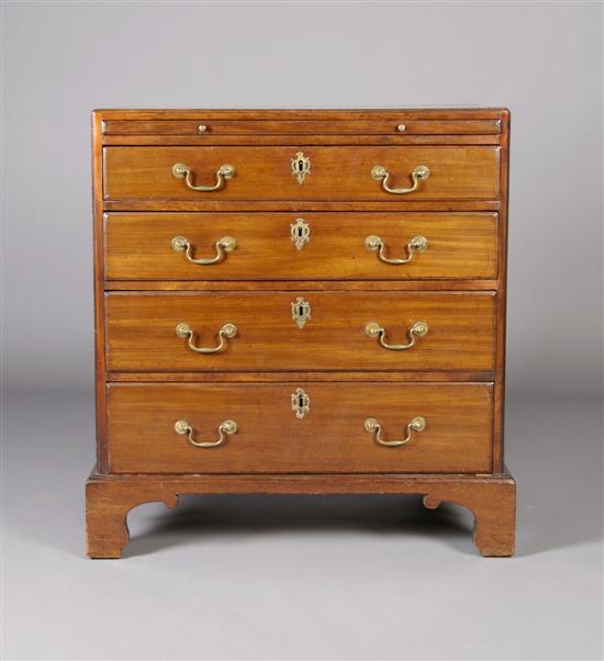 Appraisal: A George III Mahogany Bachelors Chest Height x width x