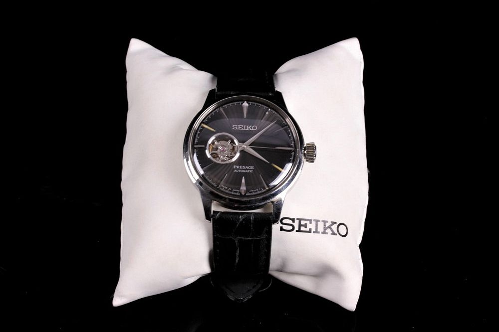 Appraisal: Seiko Presage Open-Heart Cocktail Automatic Watch This is a beautiful