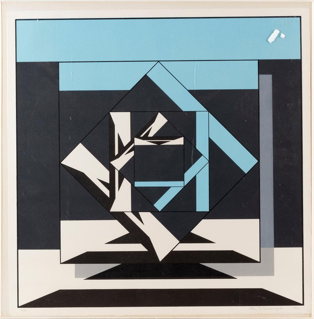 Appraisal: ALLAN M D ARCANGELO NEW YORK - UNTITLED ABSTRACT SERIGRAPH