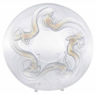 Appraisal: R Lalique France Calypso Charger French introduced in clear glass