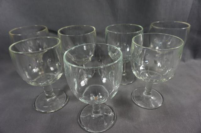 Appraisal: Style - oz Hoffman House Goblets by Libby Glass Company