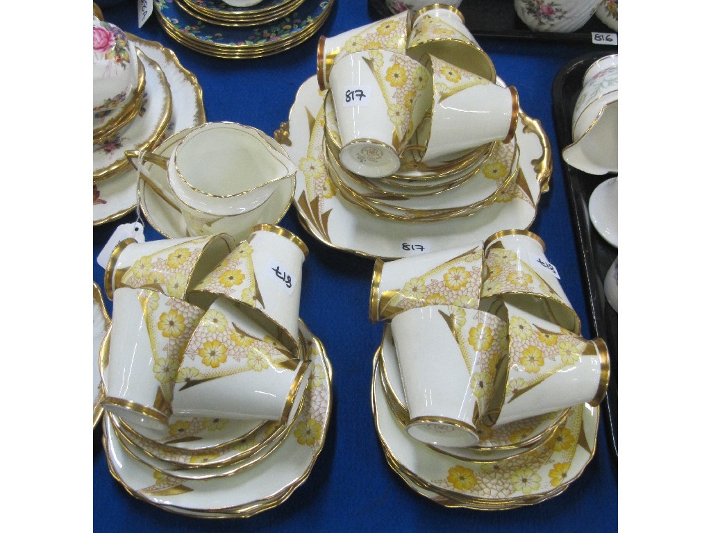 Appraisal: Royal Stafford bone China twelve setting teaset