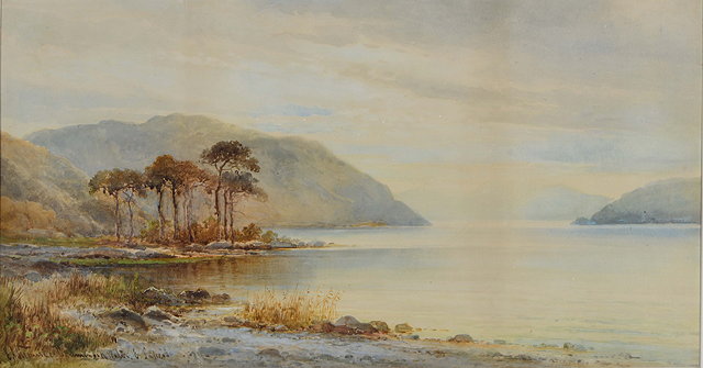 Appraisal: EMIL AXEL KRAUSE - 'Crummock Water E Lakes' signed and