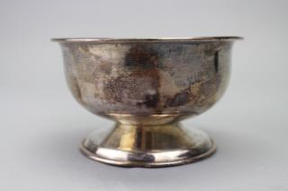 Appraisal: Antique Sterling Silver Bowl Antique Sterling Silver Bowl Marked multiple