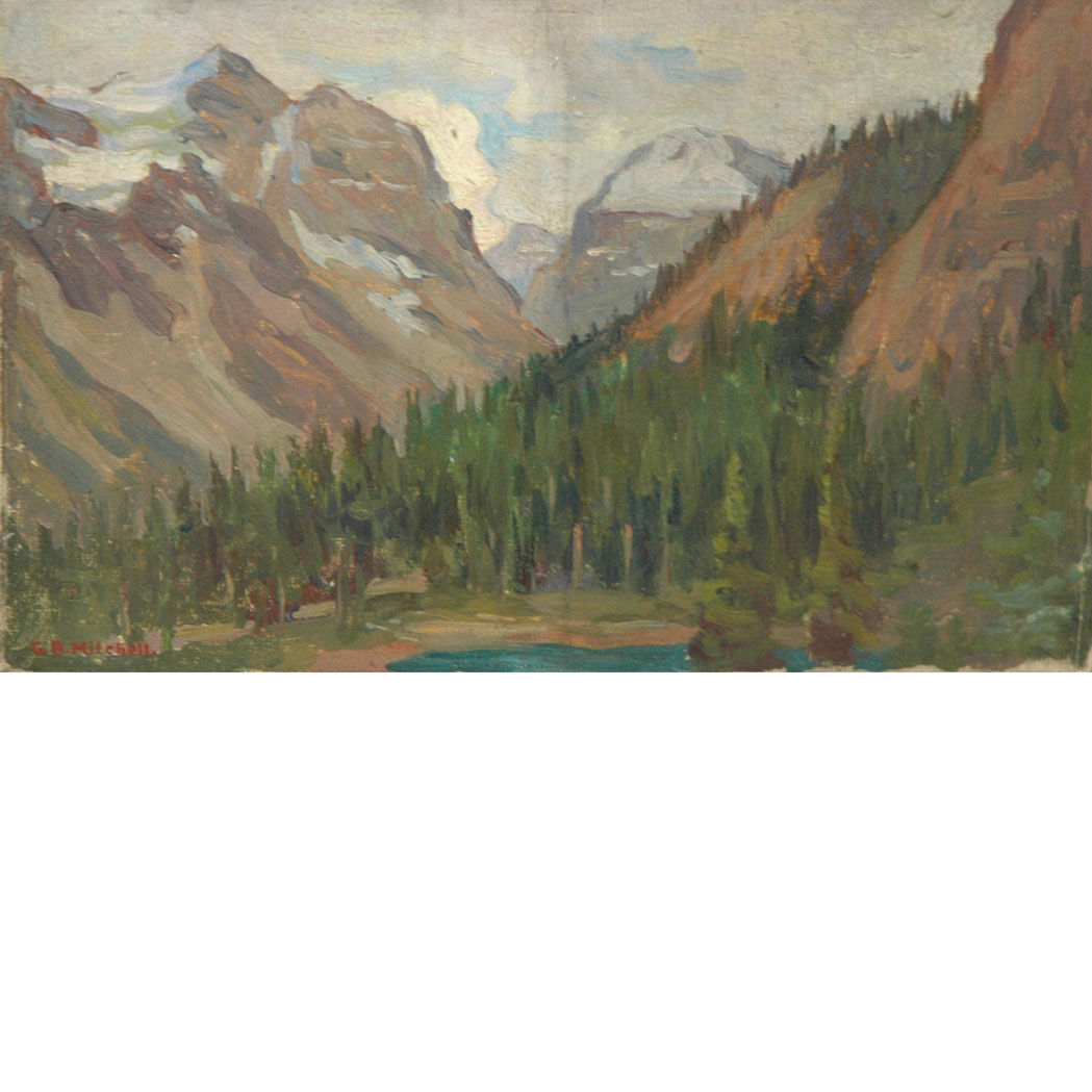 Appraisal: George Bertrand Mitchell American - Canadian Rockies Two Works Each