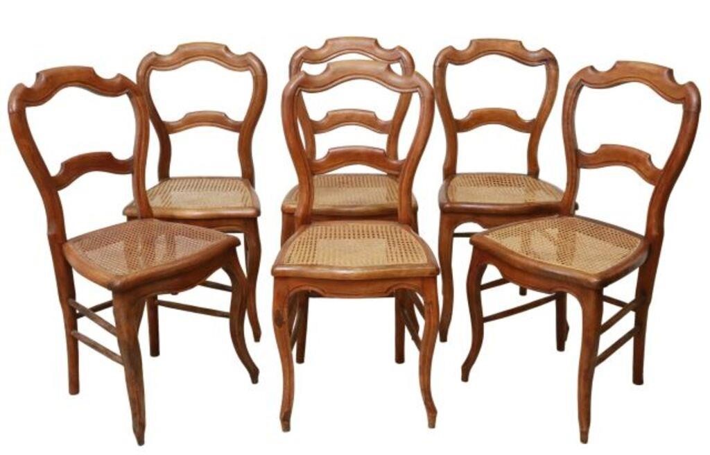 Appraisal: lot of French Louis Philippe period side chairs mid th