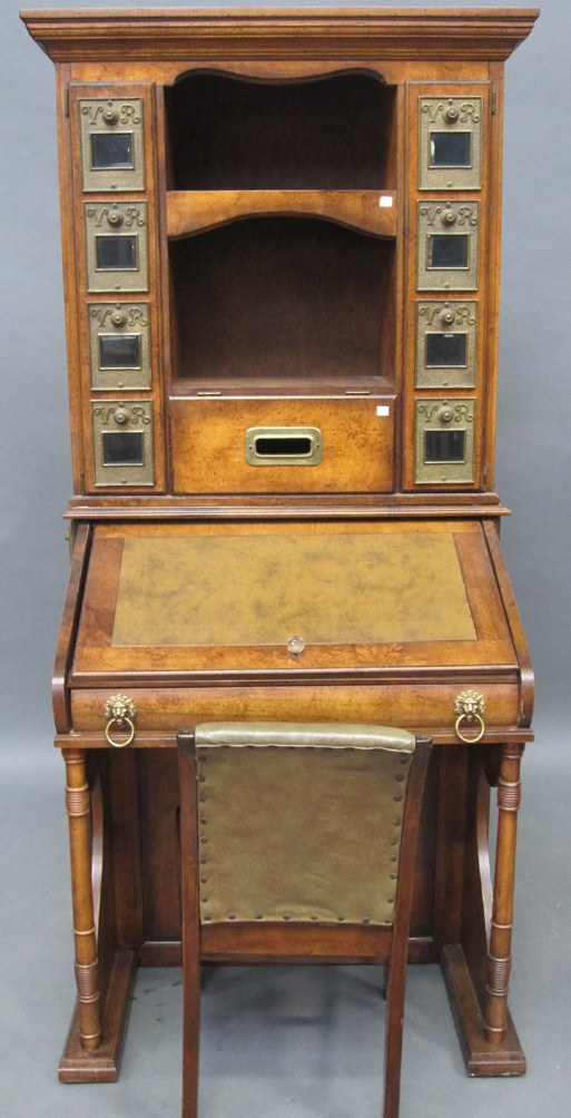 Appraisal: POSTMASTERS DESK WITH CHAIR