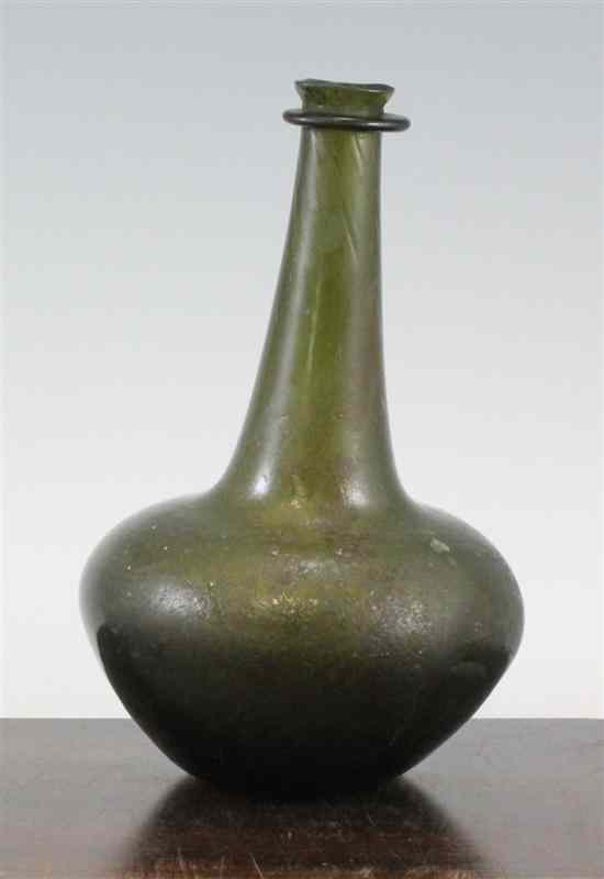 Appraisal: A rare English shaft globe wine bottle c - of