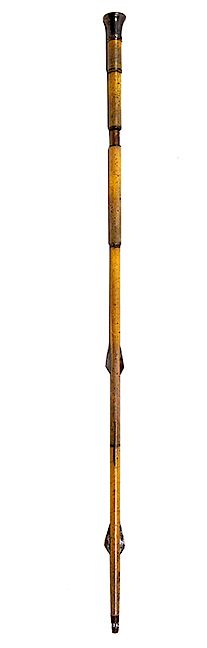 Appraisal: La Terrible Defensive Cane- Ca - This rare French cane