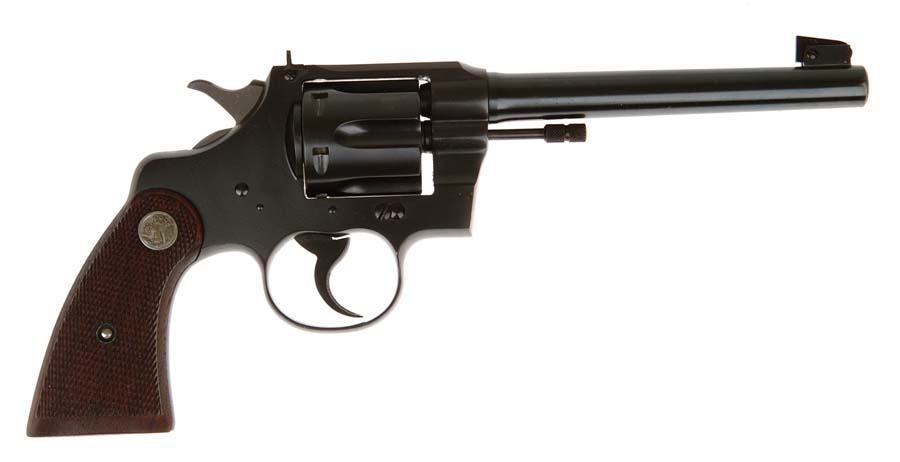 Appraisal: BOXED COLT OFFICER'S MODEL DA REVOLVER Cal SN Blue finish