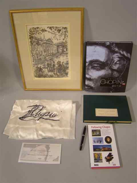 Appraisal: A COLLECTION OF CHOPIN MEMORABILIA AND OTHER POLISH ITEMS A