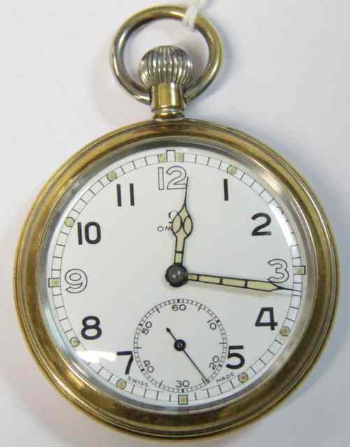 Appraisal: An Omega pocket watch with fifteen jewel movement No the