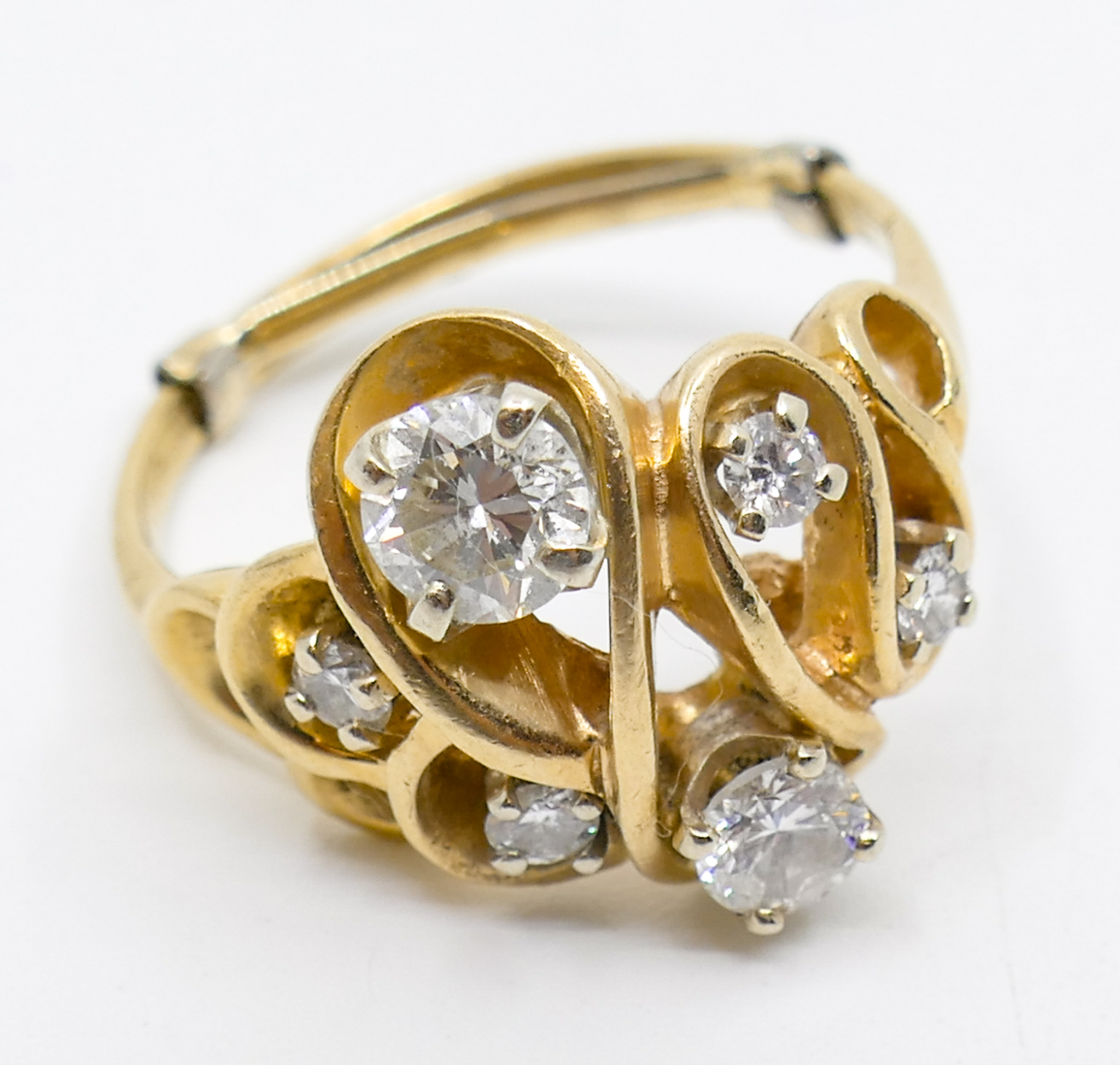 Appraisal: Ladies ctw Approx Diamond k Ring Size - Grams -