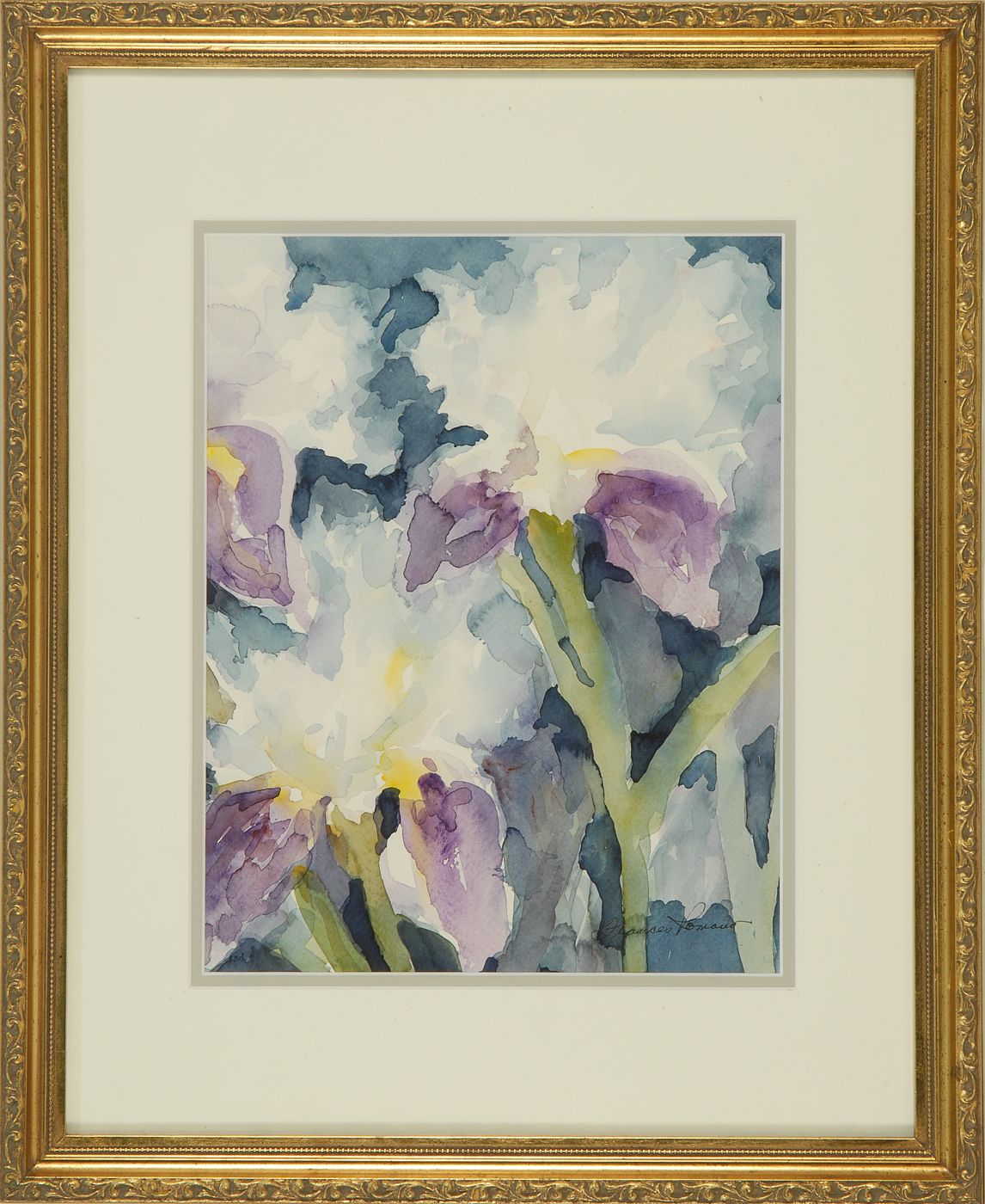 Appraisal: FRANCES ROMANOAmerican ContemporaryFloral still life Signed lower right Frances Romano