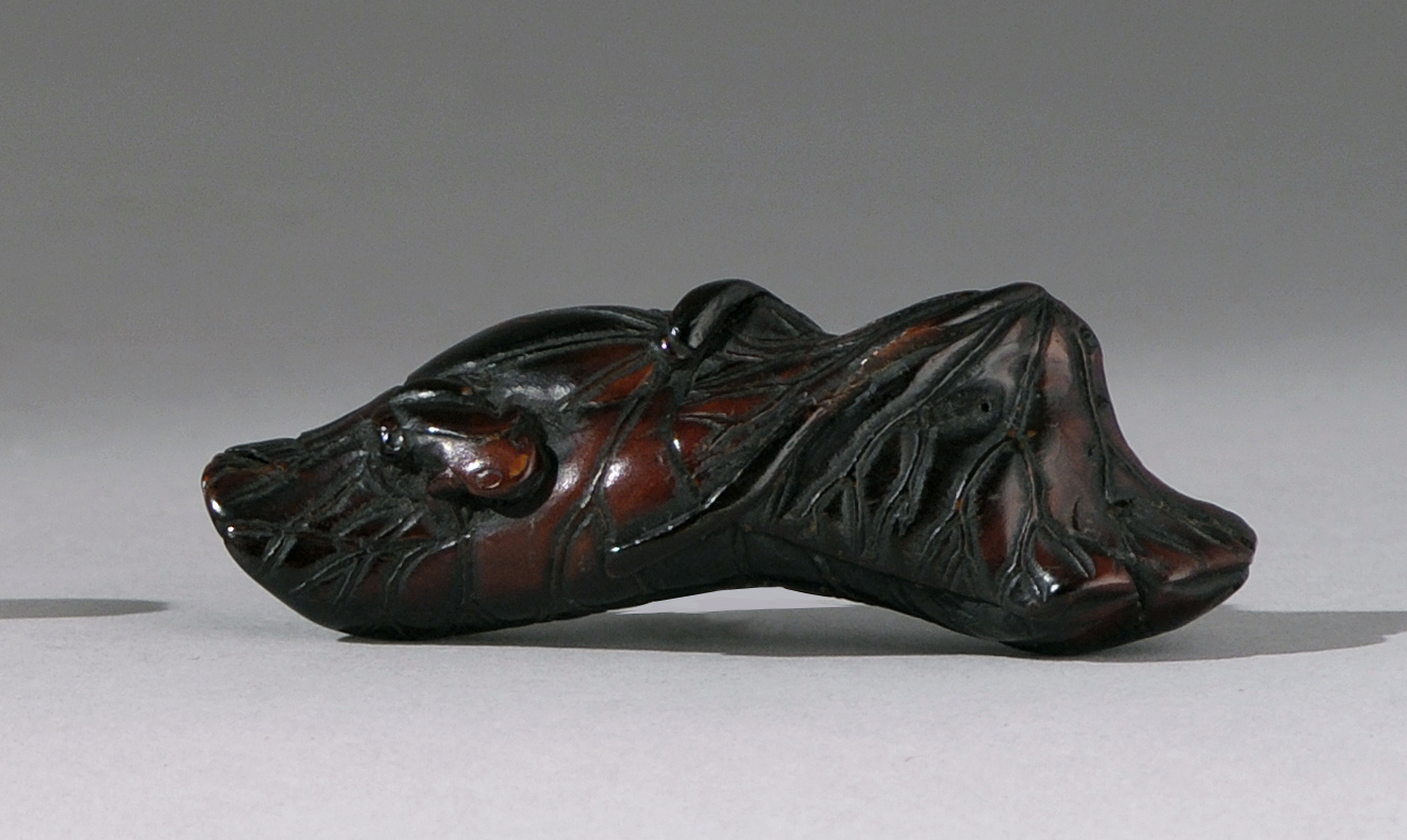 Appraisal: UMIMATSU NETSUKE Early th CenturyIn the form of a frog