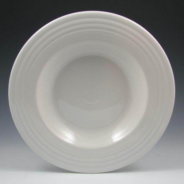 Appraisal: Eleven Fiesta rimmed soup bowls in White All marked with