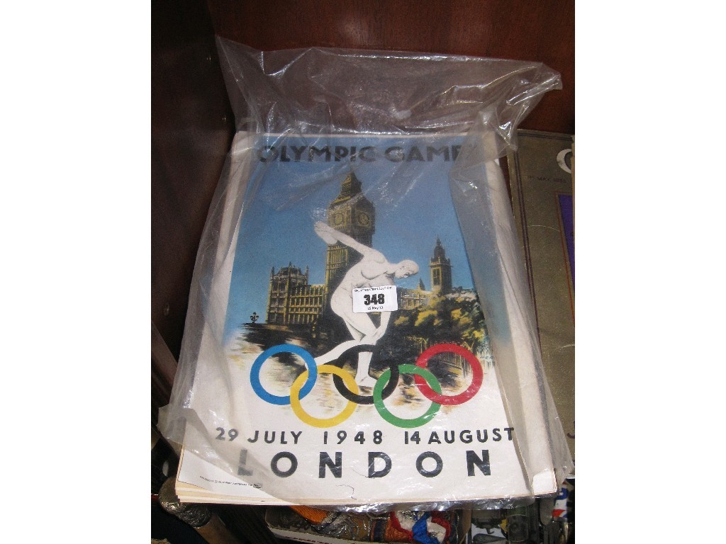 Appraisal: Lot comprising ten assorted prints of Olympic games posters