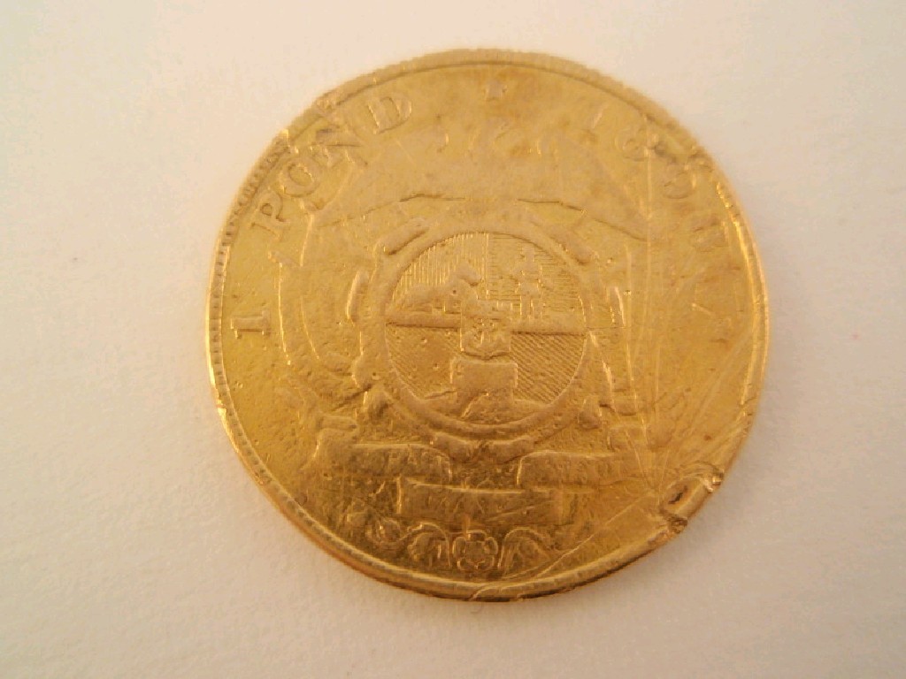 Appraisal: A South African one Pond coin