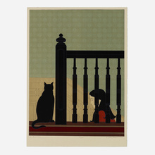 Appraisal: Will Barnet THE BANNISTER lithograph in colors on Arches h