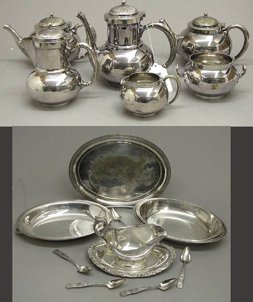 Appraisal: Property of various owners Comprising coffee pot teapots jug cream