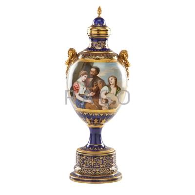 Appraisal: ROYAL VIENNA PORCELAIN VASE Condition Report