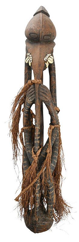 Appraisal: Papua New Guinea Carved Ancestral Figure probably Sepik River area