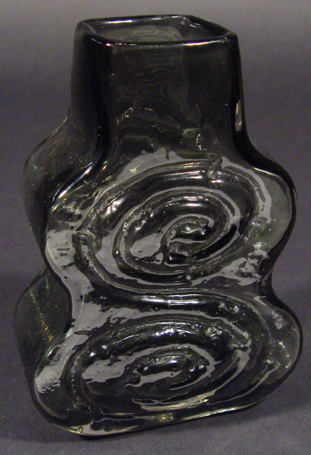 Appraisal: Whitefriars willow cello glass vase cm high