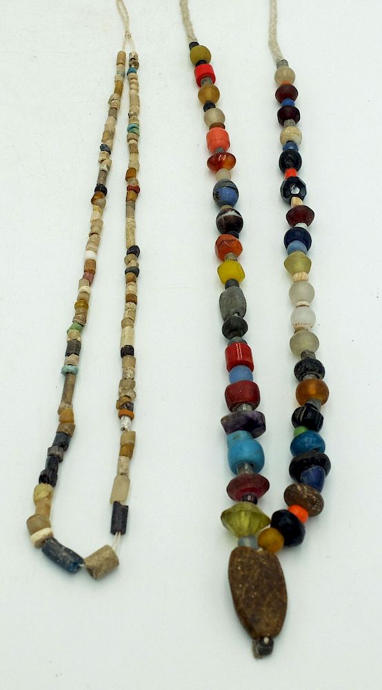 Appraisal: Strands of Ancient Roman Indus Valley Beads Strands of Ancient