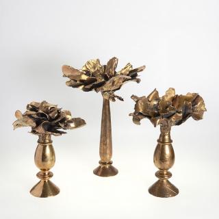 Appraisal: Ellen Brenner-Sorensen bronze sculptures Ellen Brenner-Sorensen American th c gilt