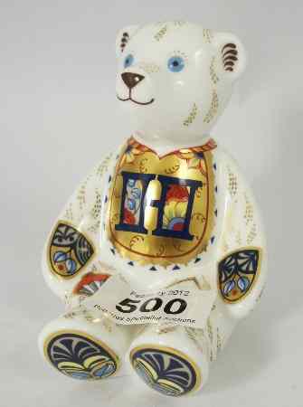 Appraisal: Royal Crown Derby Paperweight Alphabet Bear