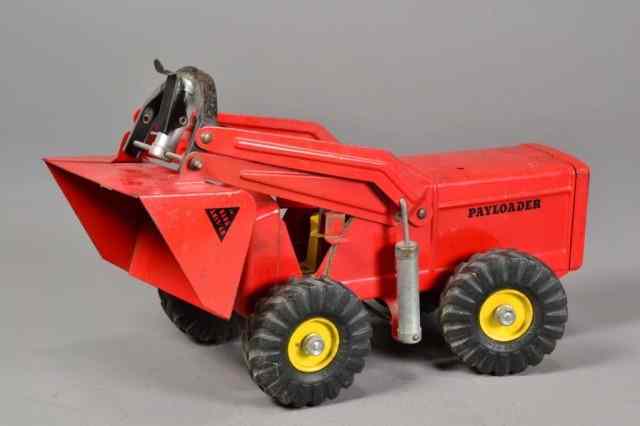 Appraisal: N Y - LINT TOY PAYLOADERToy pay loader painted red