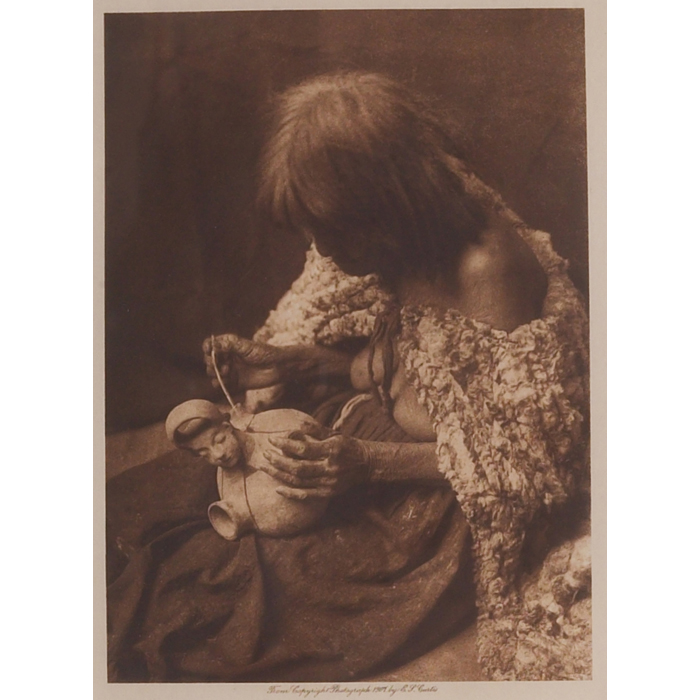 Appraisal: Edward Sheriff Curtis photogravure Mohave Potter